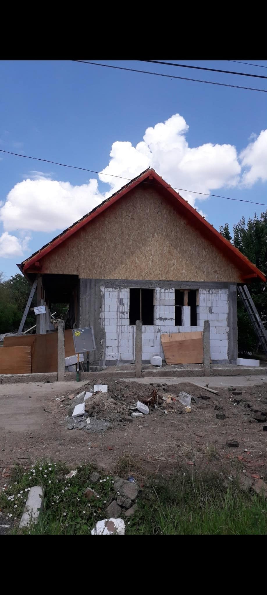 Acoperiș după demontare