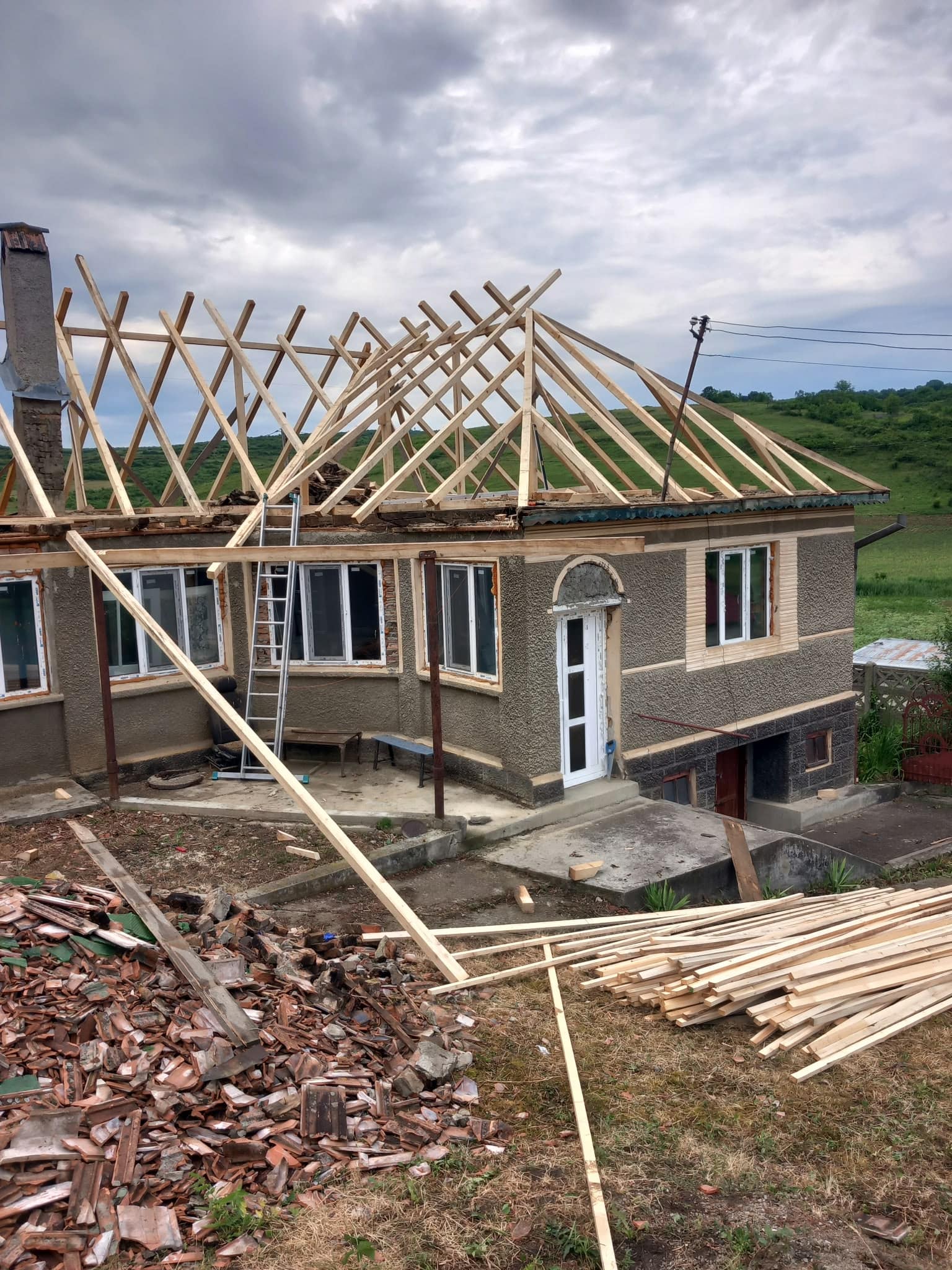 Structură nouă de lemn
