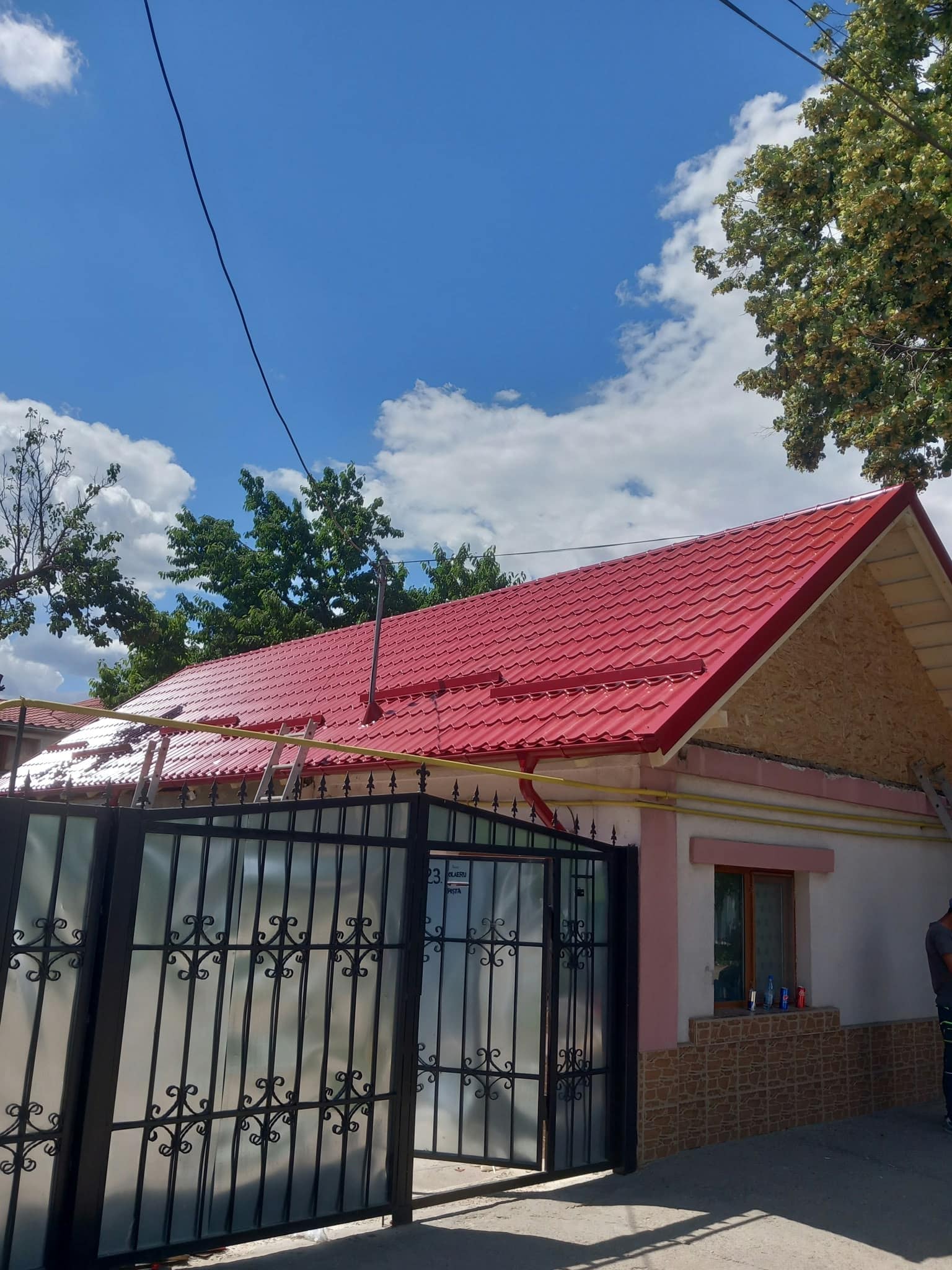 Acoperiș în lucru